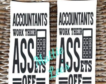 Calcetines tobilleros personalizados para adultos con tema de contables con mensaje. Contador, empresario