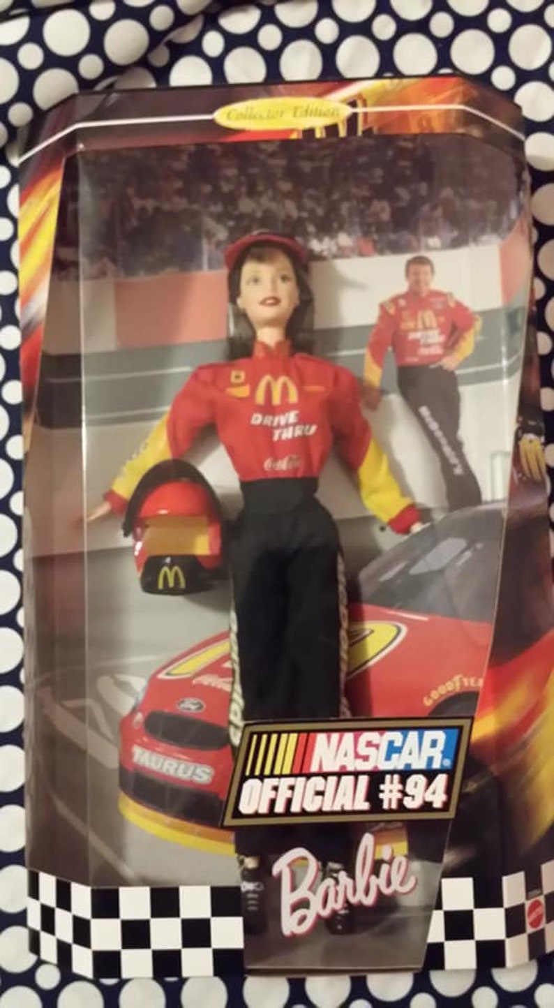 McDonalds Nascar Barbie . Doll. Collectible Gift Child ...
