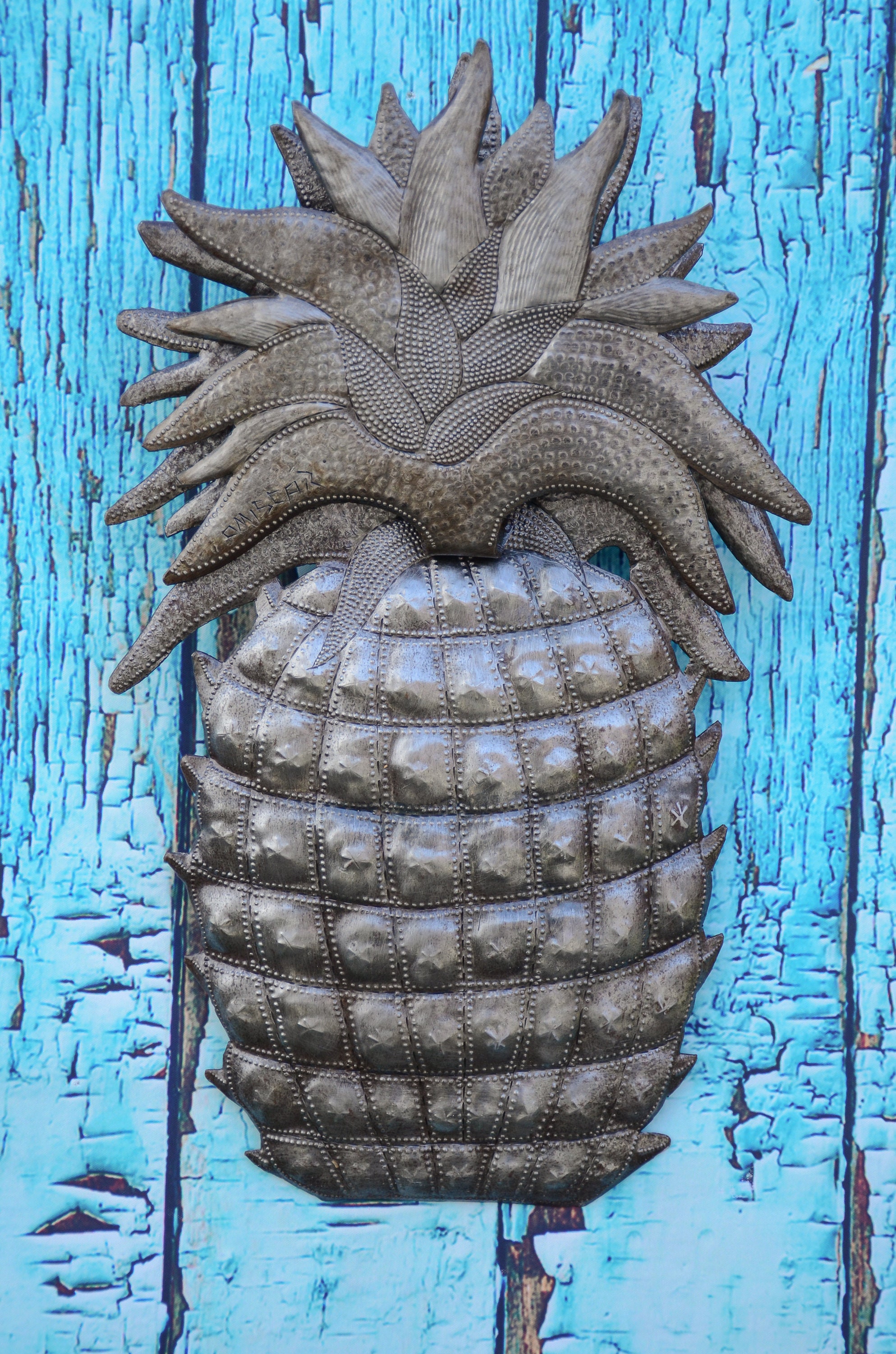 Pineapple Home Wall Hanging Plaque Tropical Festive Etsy
