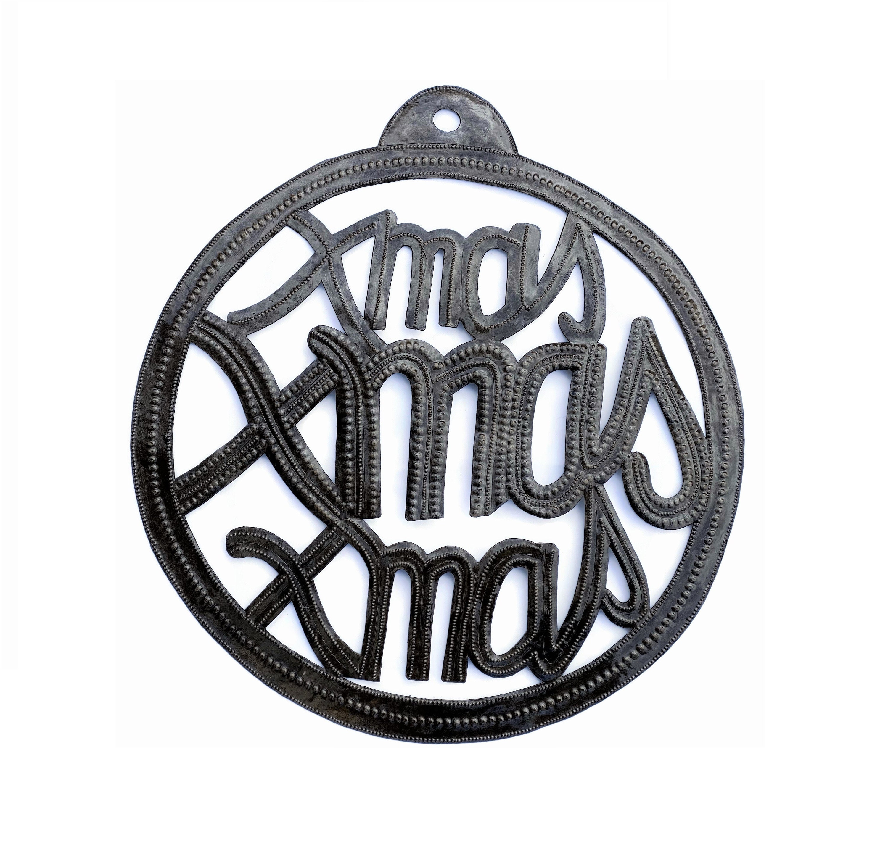 Merry Christmas Wall Hanging Decorations, Hang on Front Door or Window