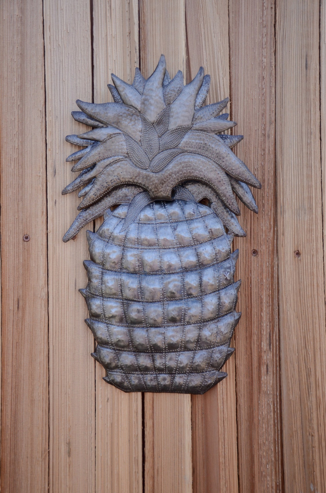 Pineapple Home Wall Hanging Plaque Tropical Festive Etsy