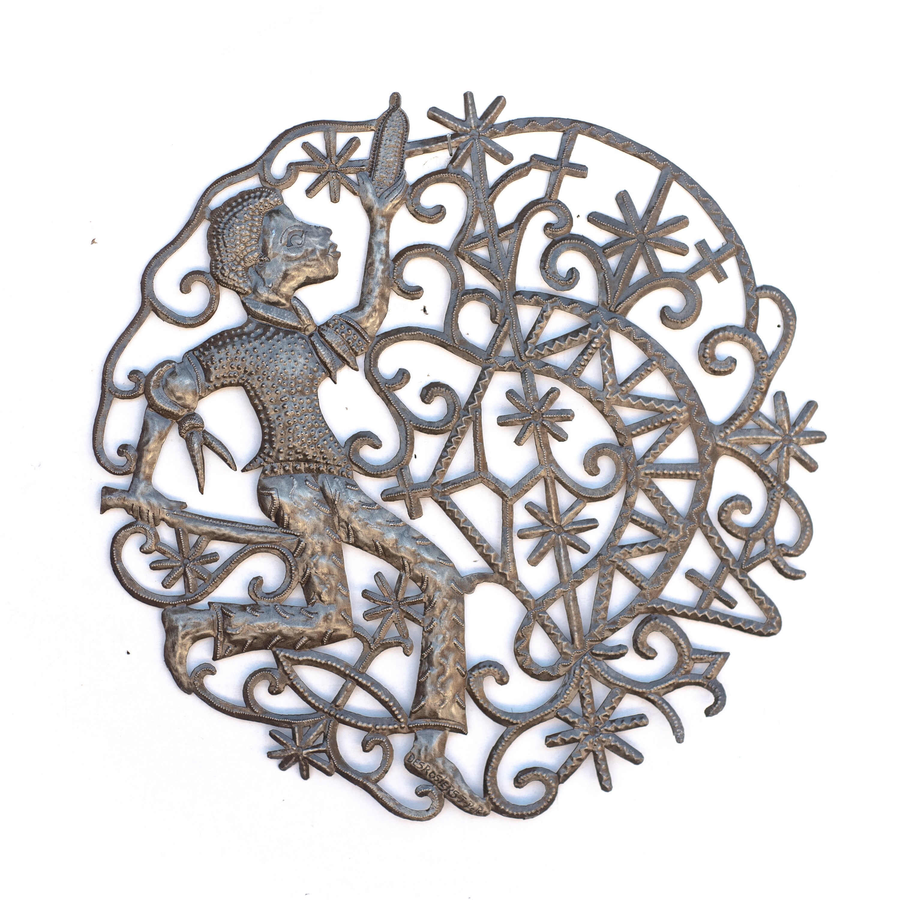 Decoración de la casa del metal hecho a mano escultura vudú | Etsy