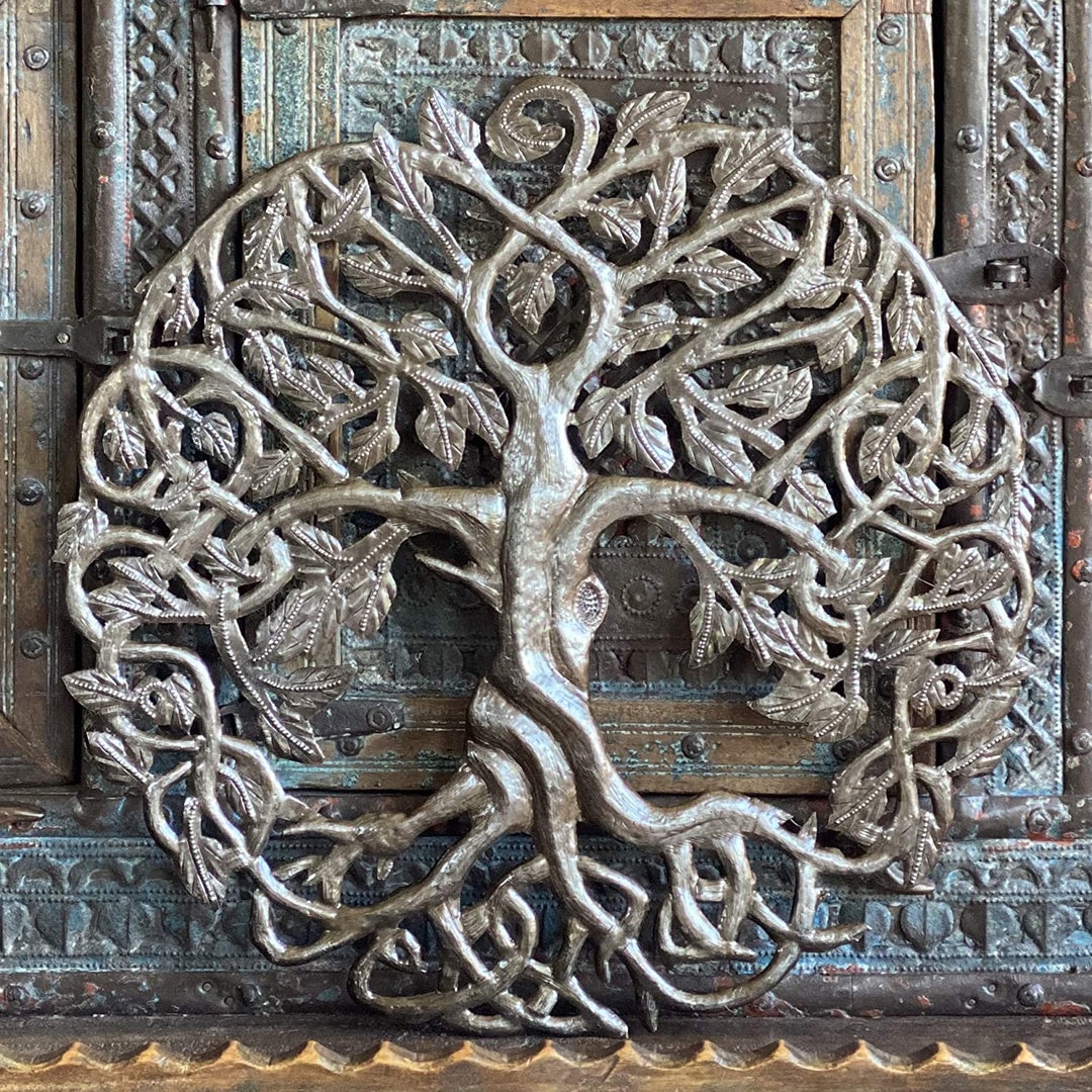 Small Celtic Wall Art Tree of Life Family Hanging Etsy