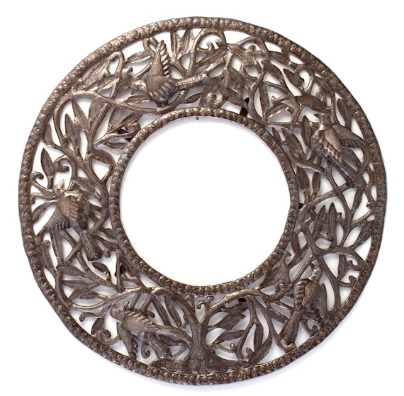 Round Garden Metal Wall Frame Decorative Handmade Frames Australia Round Garden Metal Wall Frame, Large Round Picture Frames Australia