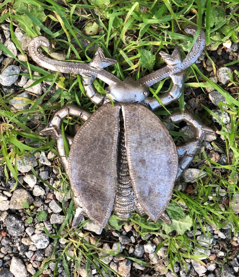 Garden Beetle Metal Art Decorative Wall Hanging Art Insect Etsy