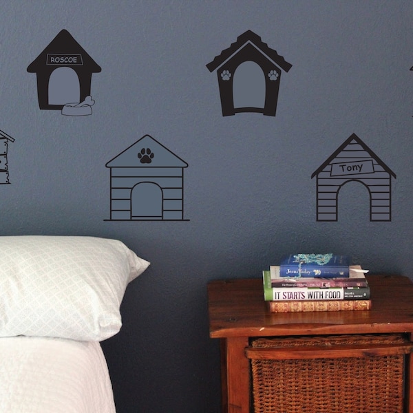 Dog Name Wall Decals Etsy