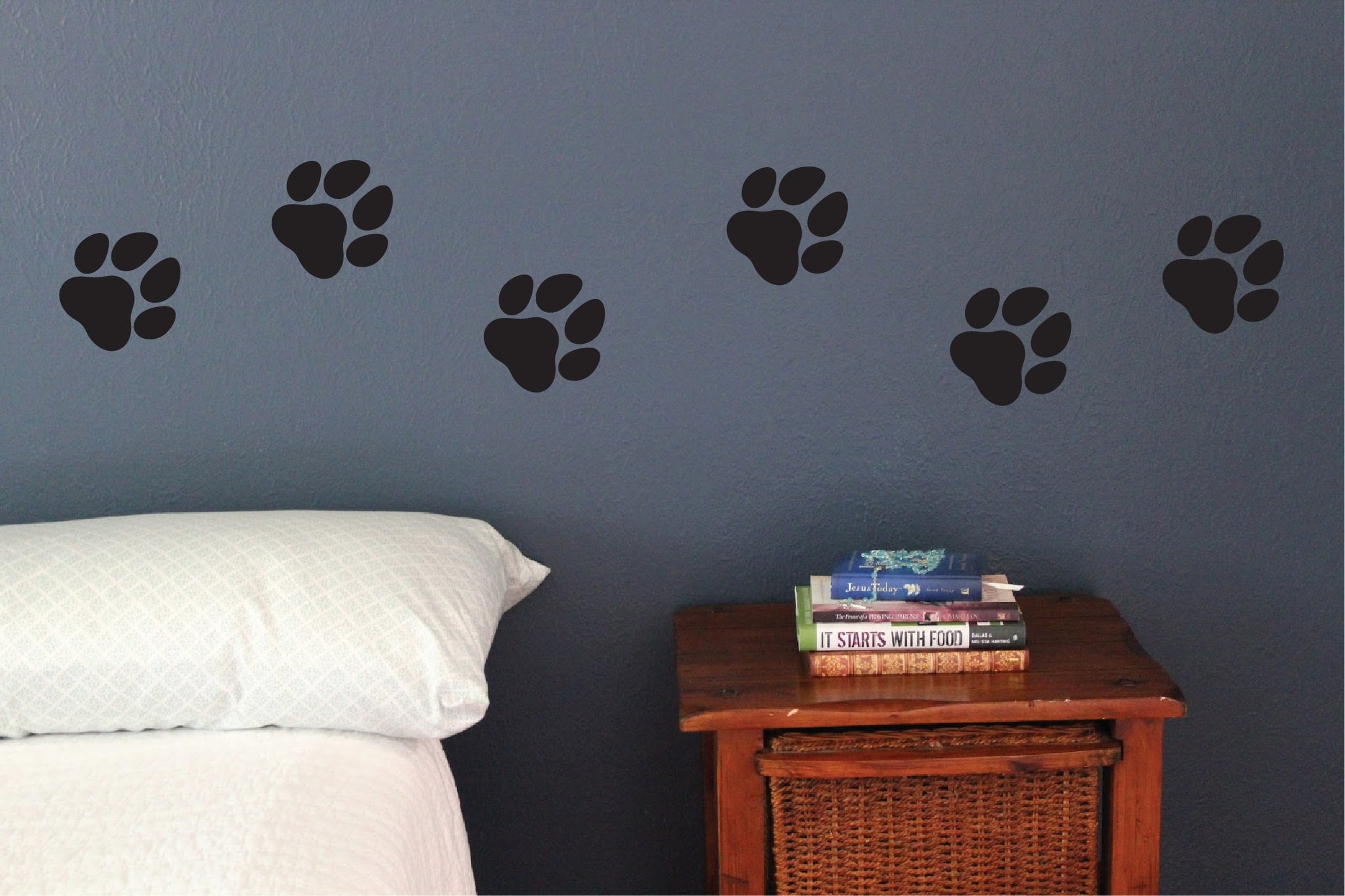 Dog Paw Prints Wall Decals Set of 10 Fun Stickers Removable - Etsy