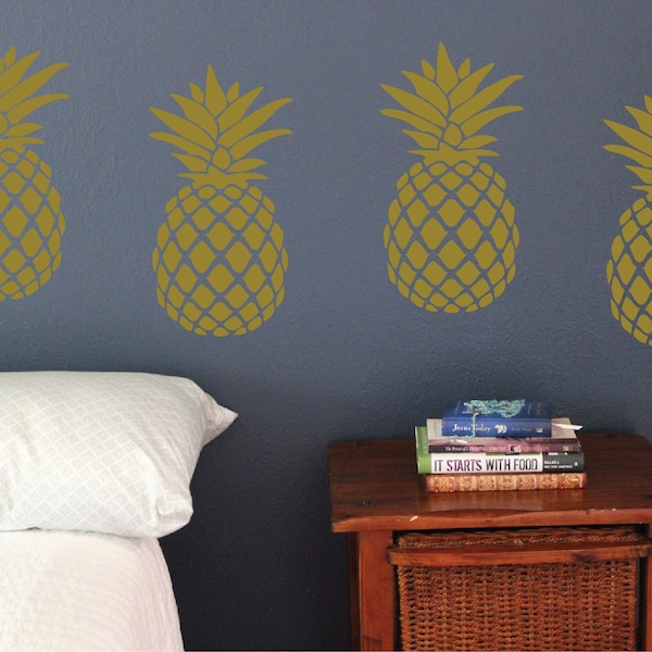 Pineapple Wall Decal - Etsy