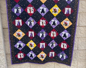 Disney Lady Villan Quilt - 39x45 Inches -Handmade One of a Kind