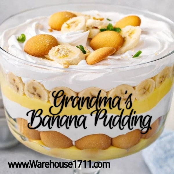 Grandmas Banana Pudding Candle/Bath/Body Fragrance Oil