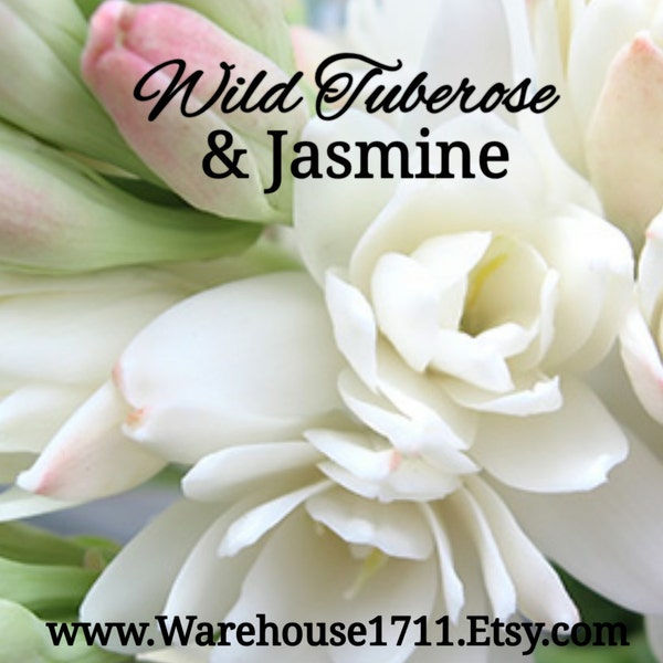 Wild Tuberose Jasmine Candle/Bath/Body Fragrance Oil