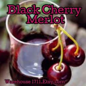 Black Cherry Merlot Type Candle/Bath/Body Fragrance Oil image 1