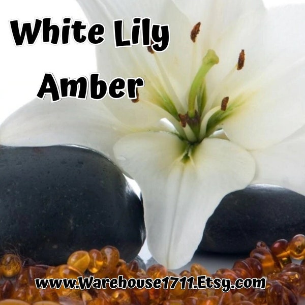 White Lily Amber (Type) Candle Fragrance Oil