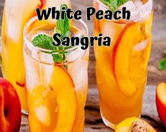 White Peach Sangria Candle/Bath/Body Fragrance Oil