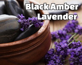 Black Amber Lavender Candle/Bath/Body Fragrance Oil