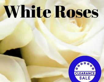 White Roses Candle/Bath/Body Fragrance Oil - CLOSEOUT FRAGRANCE - Will Not Restock