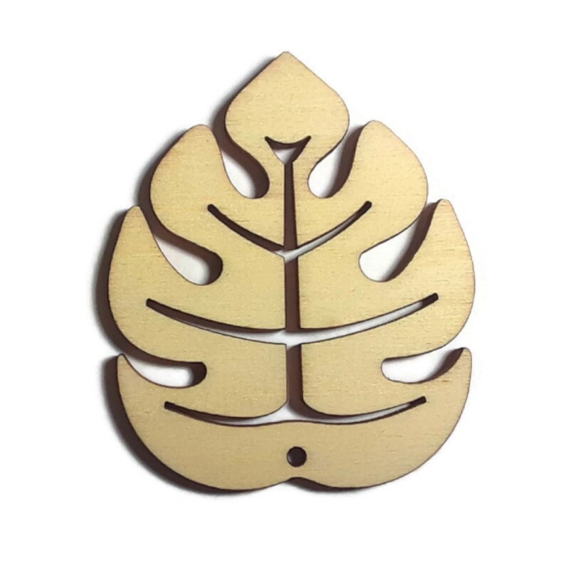 Unfinished Ready to Decorate Natural Wood Leaf Cutout DIY Wood Etsy