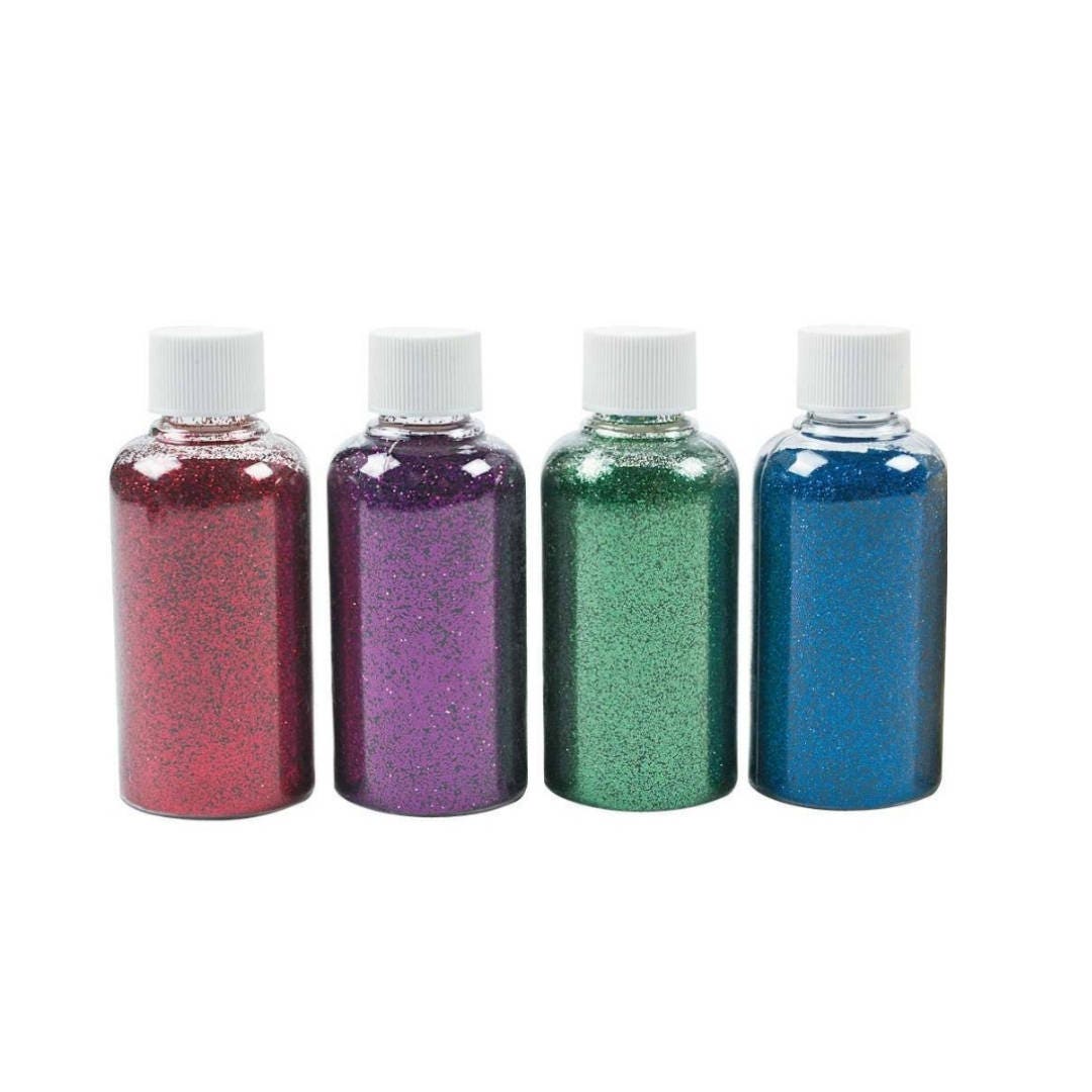 PRIMARY Colors Glitter Bottle 2oz. Bottle Medium Glitter Etsy
