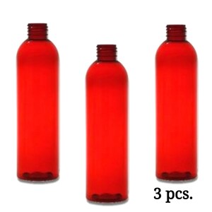 4oz RED Cosmo Slim Plastic Bottles image 3