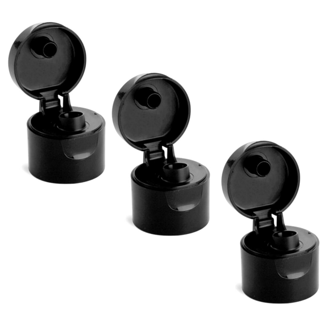 24410 BLACK Flip Solid Dispensing Caps Etsy