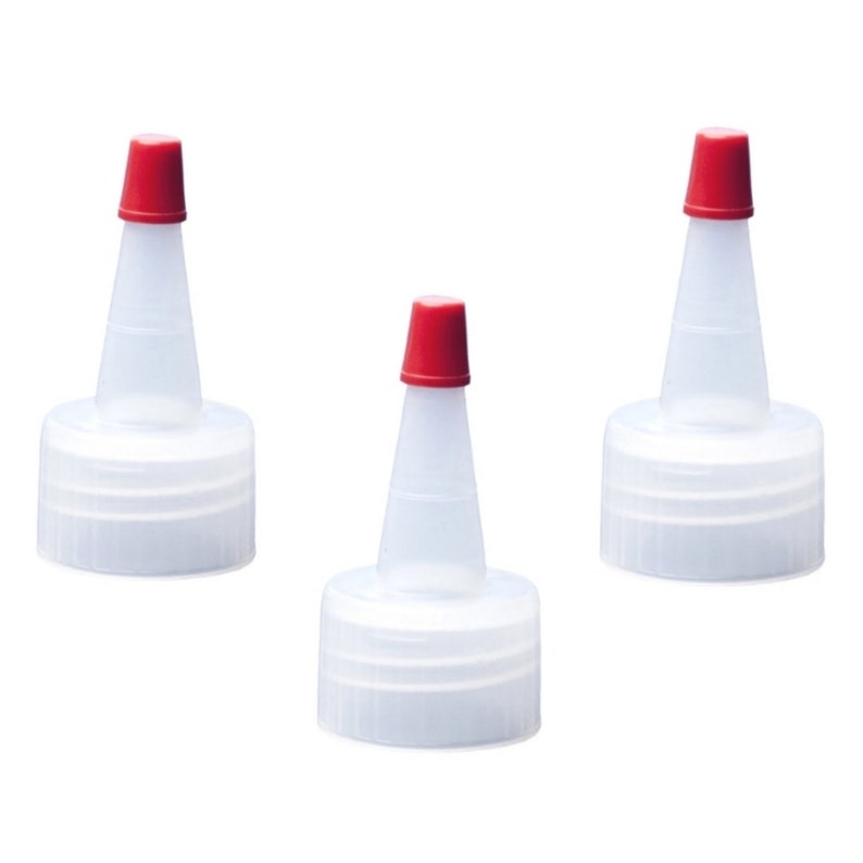 24410 NATURAL Dispensing Yorker Spout No Hole Red Tip Caps Etsy