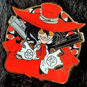 Ultimate Vampire Hard Enamel pin, Vampire gifts, Anime pin gifts, Pin collecting, Nostalgic Anime, Glow in the dark pin