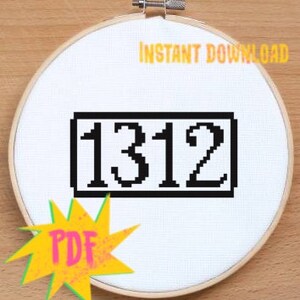 1312 cross stitch pattern