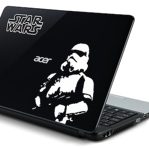 laptop computer decal Star Wars stormtrooper iPad cover decal MacBook cover decal may apple be with you 11 12 13 15 17 inch darth vader afbeelding 3