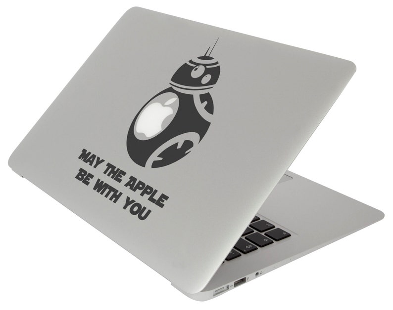 laptop computer decal Star Wars stormtrooper iPad cover decal MacBook cover decal may apple be with you 11 12 13 15 17 inch darth vader afbeelding 5