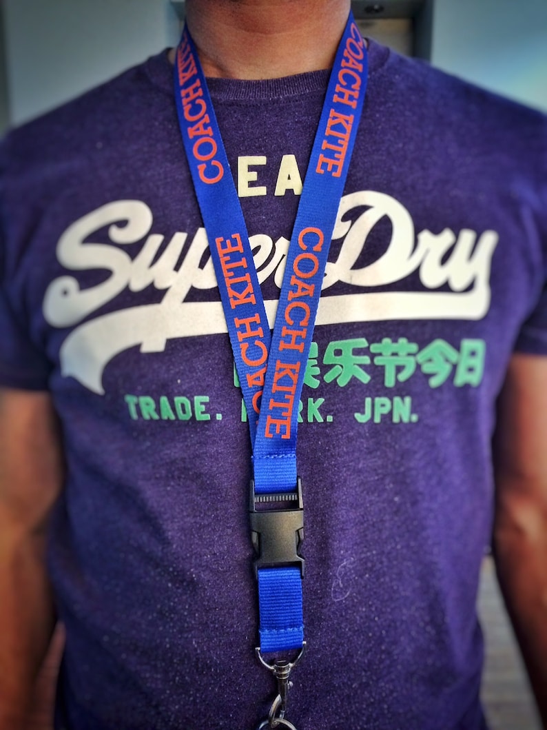 Personalized Lanyards Polyester Full Print Custom Lanyard Etsy