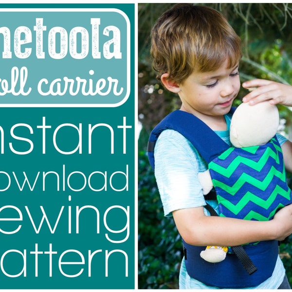 Metoola baby doll carrier sewing pattern (INSTANT DOWNLOAD)