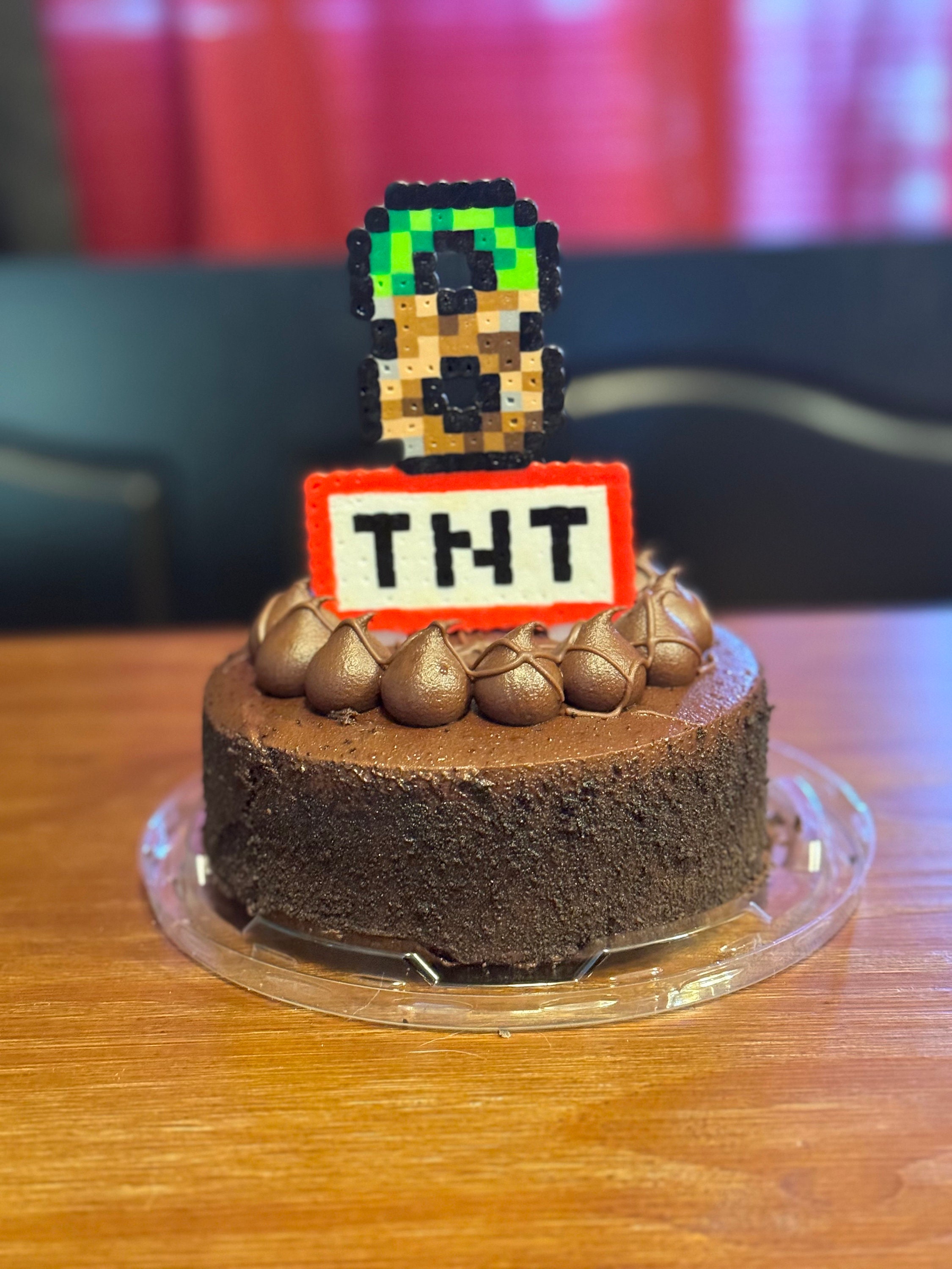Custom Minecraft Perler Bead Topper