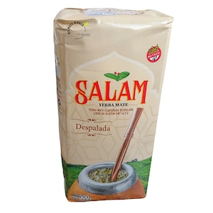 Yerba Mate “SALAM” Despalada – Sapore audace di Barbacuá, taglio uruguaiano 1,10″libbre