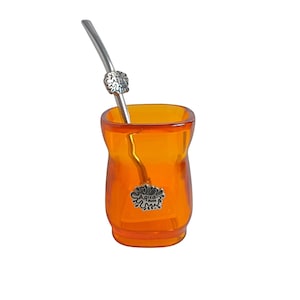 Self-Clean Acrylic Mate Cup Set with Stainless Steel Bombilla – 145ml