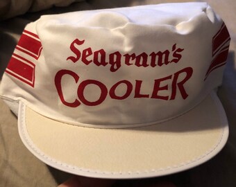 Puff Jacket Color Block Seagrams Coolers Red White Black Size L