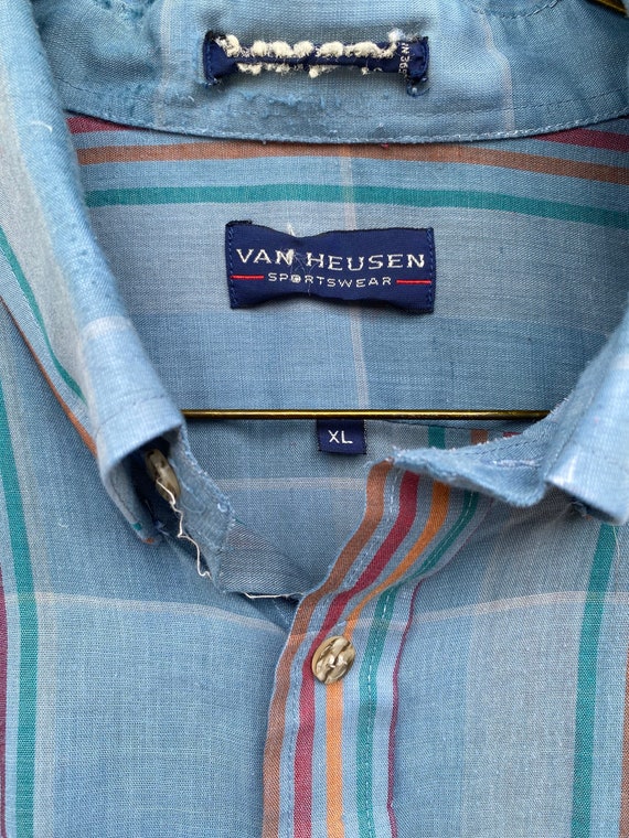 Vintage Van Heusen Paper Thin button up Men’s XL … - image 4