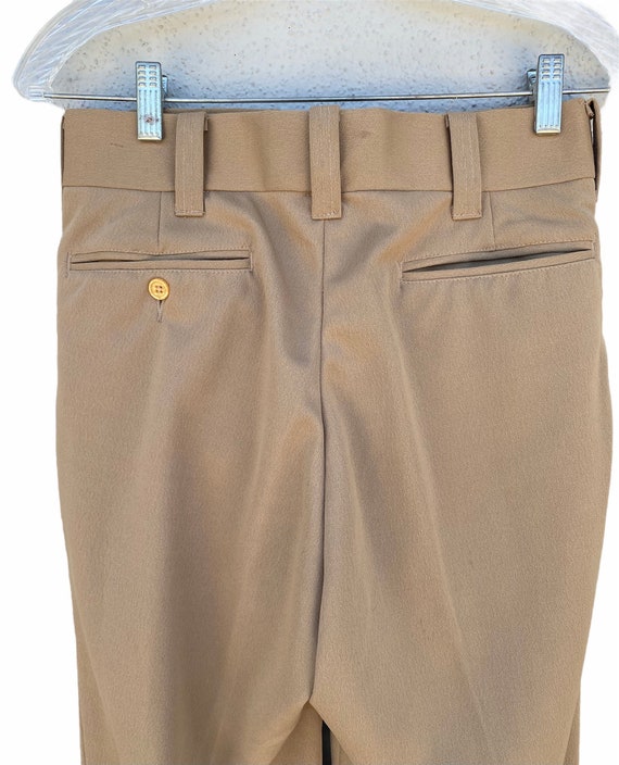 Vintage Sir Francis Trouser Pants beige camel hig… - image 10