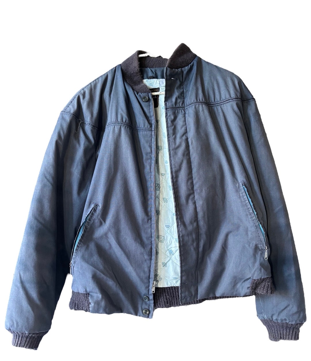 Vintage 70's JC Penney Quilted Bomber Jacket Towncraft Men's Vintage 70's JC Penney Quilted Bomber Jacket Towncraft Men's