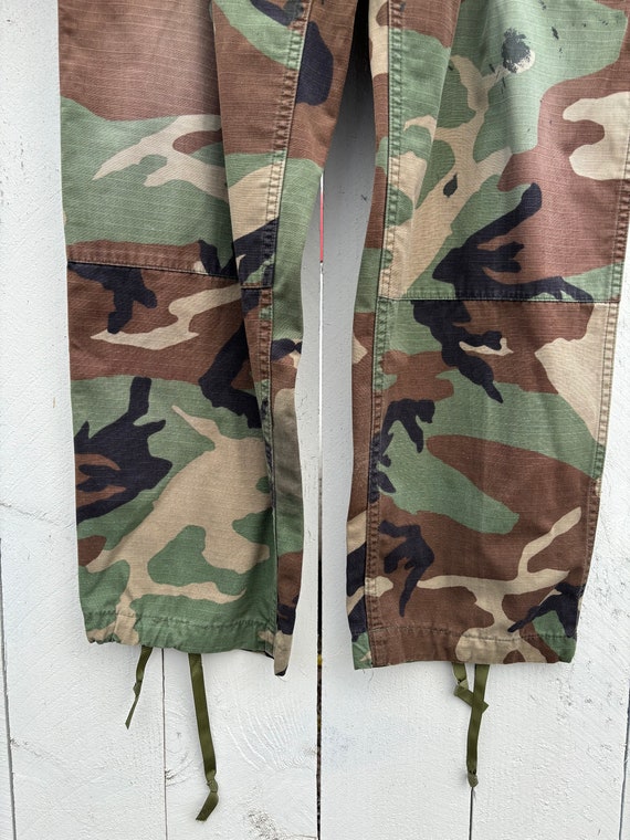 Vintage Official Camouflage Cargo Army Lants orig… - image 3