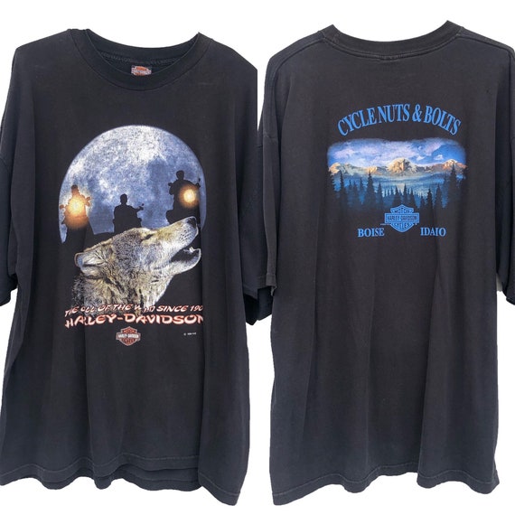 Vtg Harley Shirt, Harley shirt 3X, 3D emblem shirt