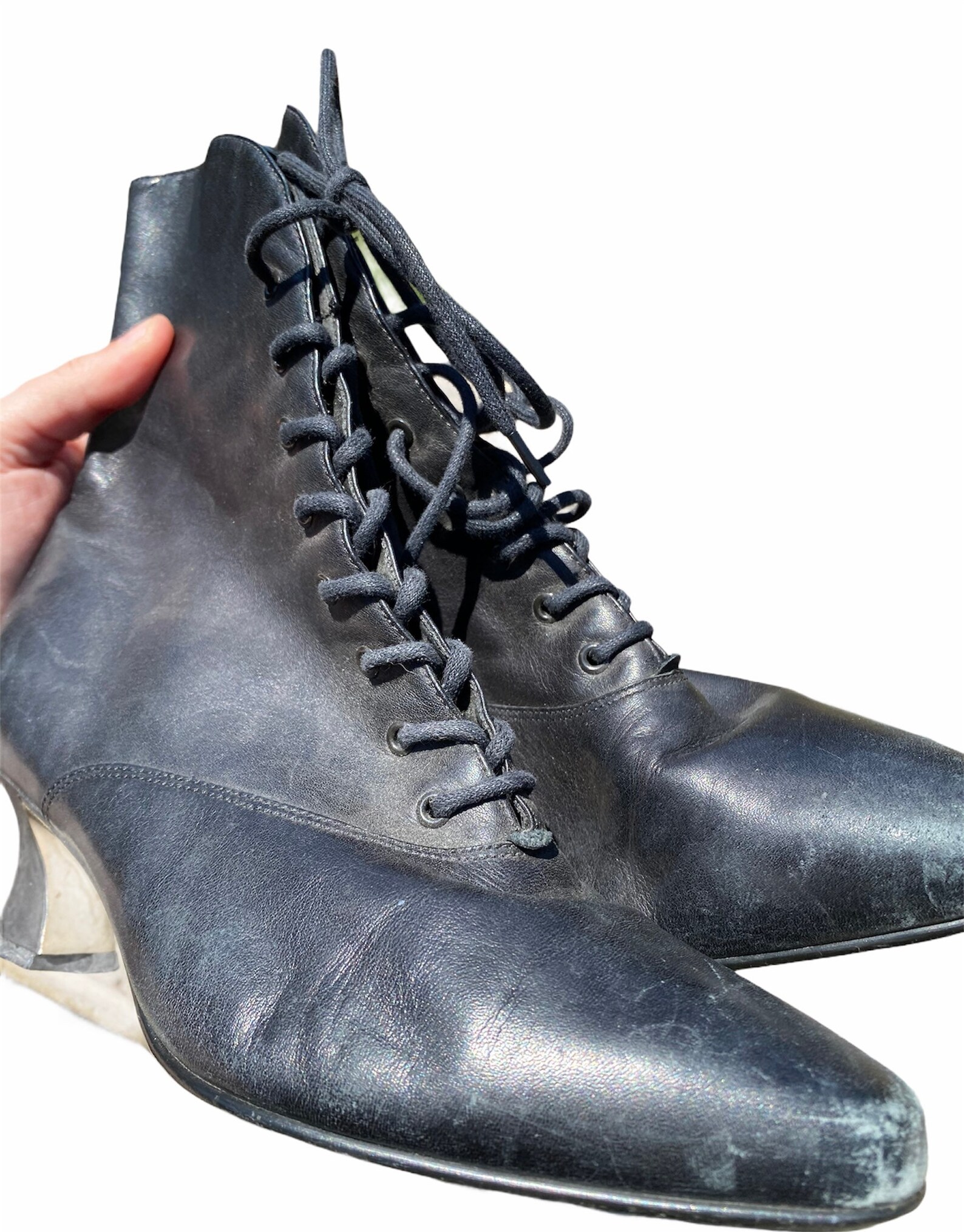vintage nine west lace up boots