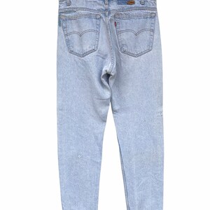 Vintage Light wash Levis 33 inch waist high waisted womens mens zipper baggy relaxed boyfriend mom vtg