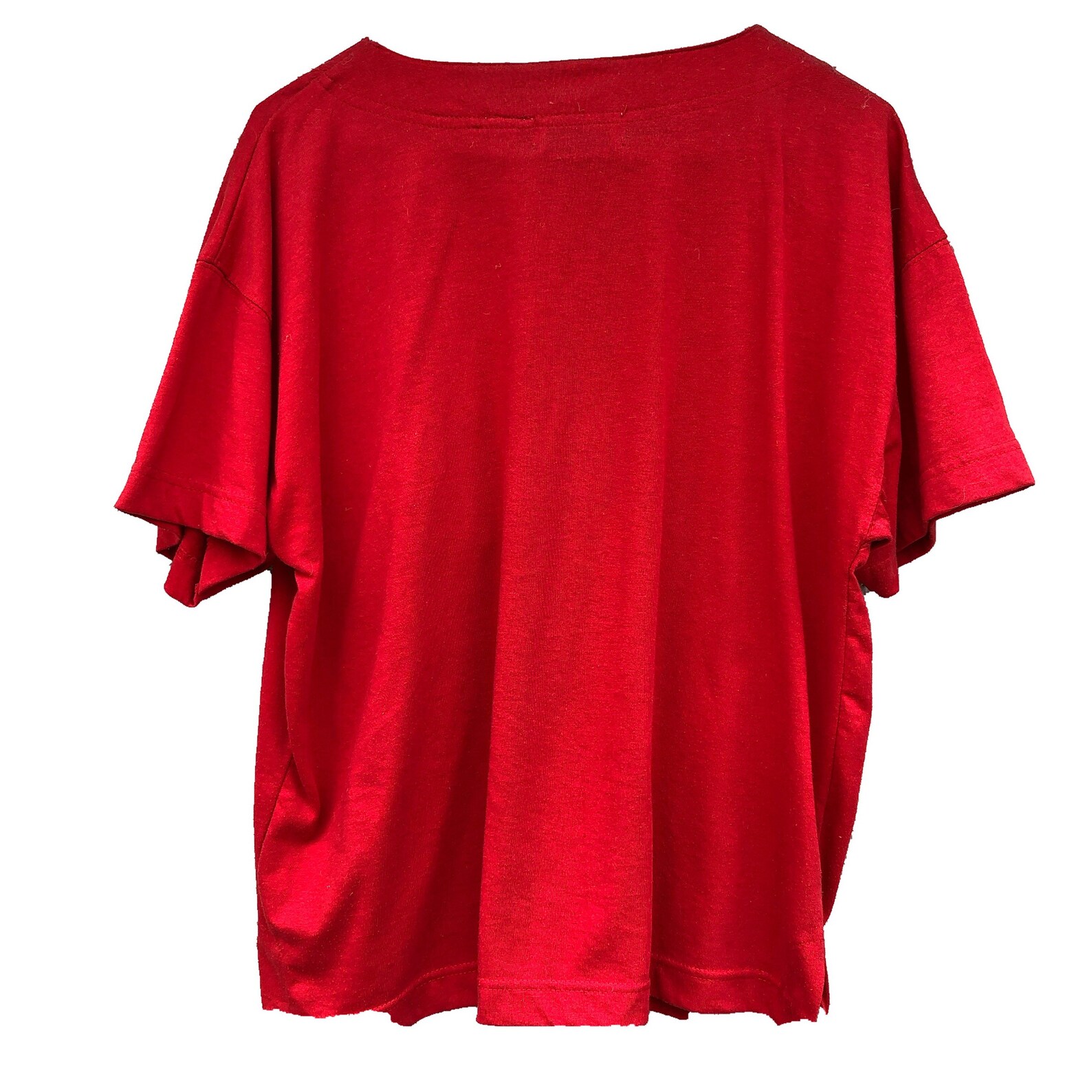 Vtg Red Pocket shirt vtg pocket tee red pocket tee red boxy | Etsy