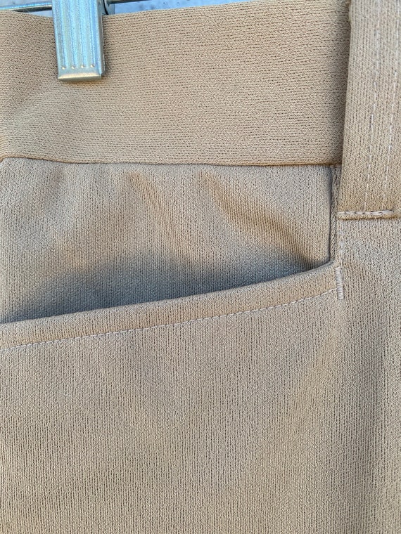 Vintage Sir Francis Trouser Pants beige camel hig… - image 7