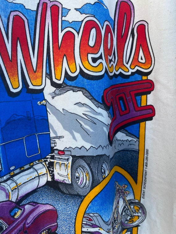 Vintage Wings and Wheels Deadstock Henley short sleev… Gem