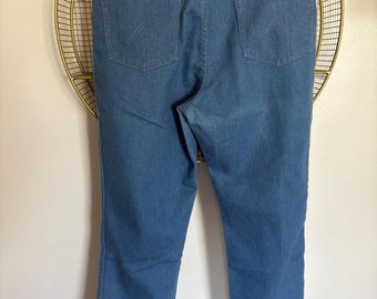 Pantalones vaqueros Chambray vintage de color azul claro, cintura alta de 39 pulgadas, ropa vaquera de 39 x 30, azul claro, suaves, no rígidos