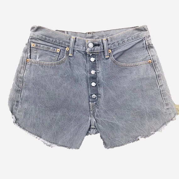 Vtg 501 Levis, grey levis, button fly levis, grey