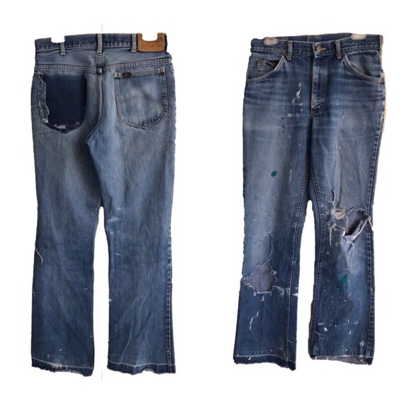lee ripped jeans