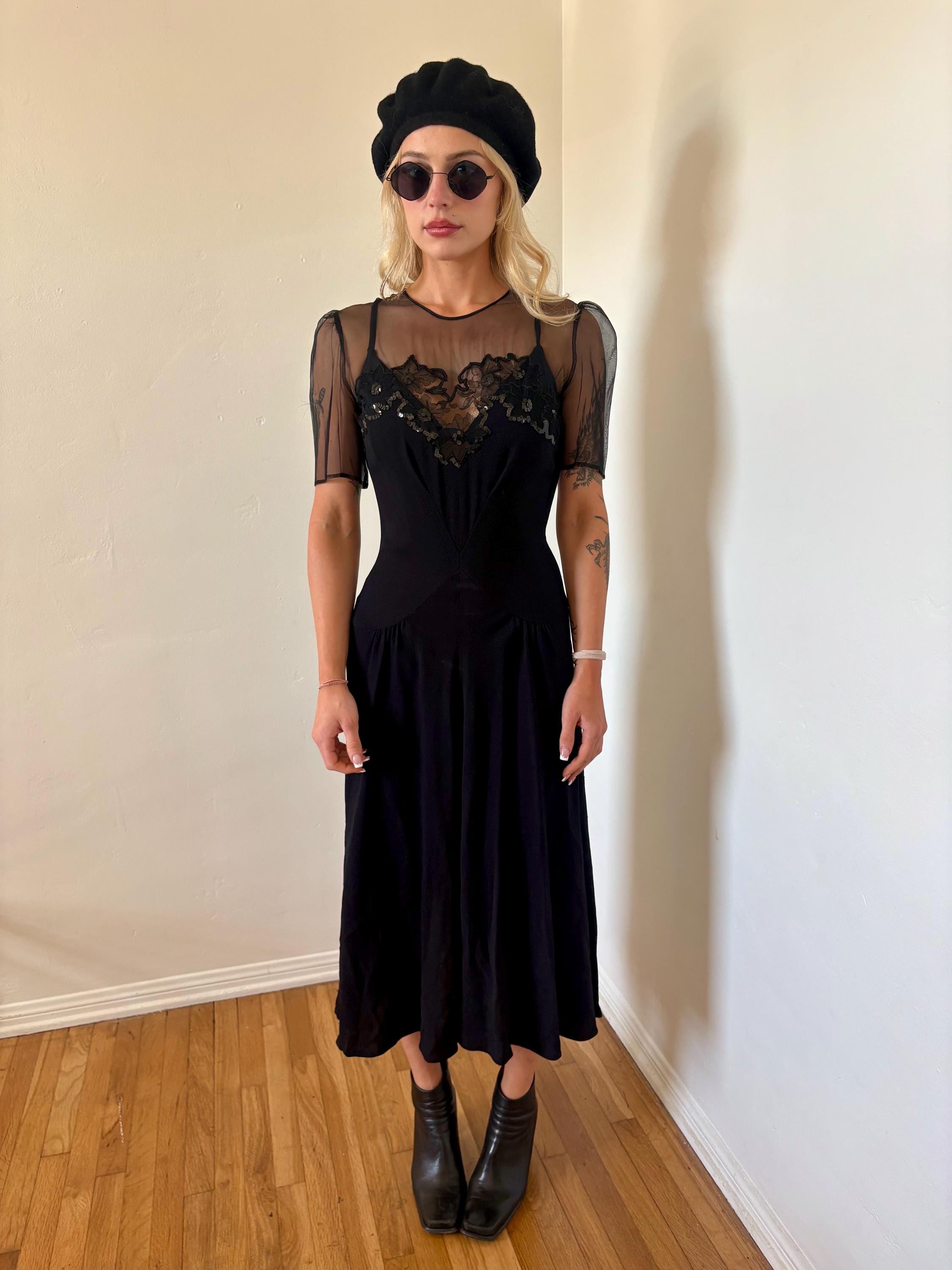70s Little Black Dress - Etsy
