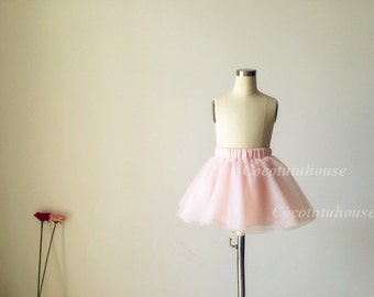 New Born/Blush Pink Tulle Baby Girl Tutu Skirt/Custom Made Girl Skirt/Flower Girl Tutu /Wedding/Easter/Birthday/Princess Sofia Party/Baptism